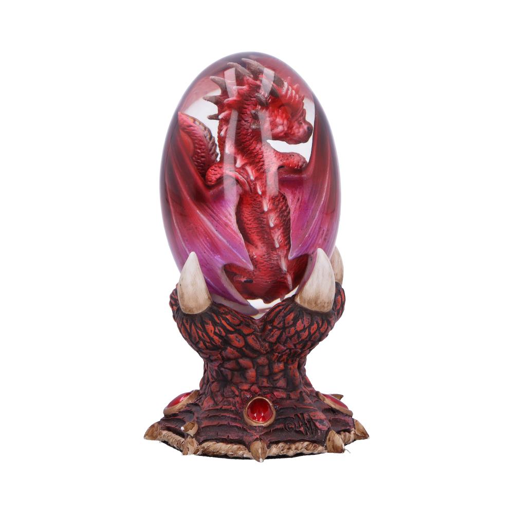 Elemental Dragonlings - Fire Dragon in Clear Egg