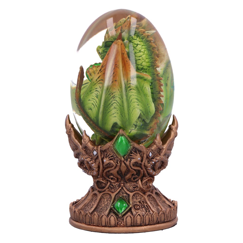 Elemental Dragonlings - Earth Dragon in Clear Egg