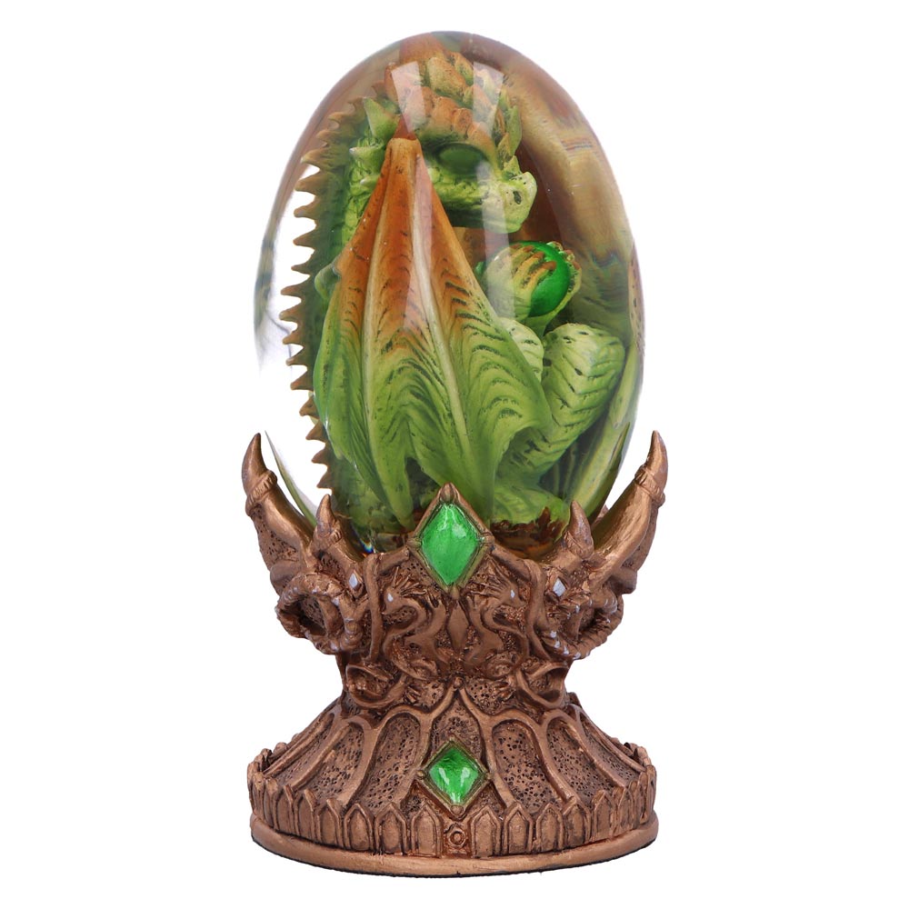 Elemental Dragonlings - Earth Dragon in Clear Egg