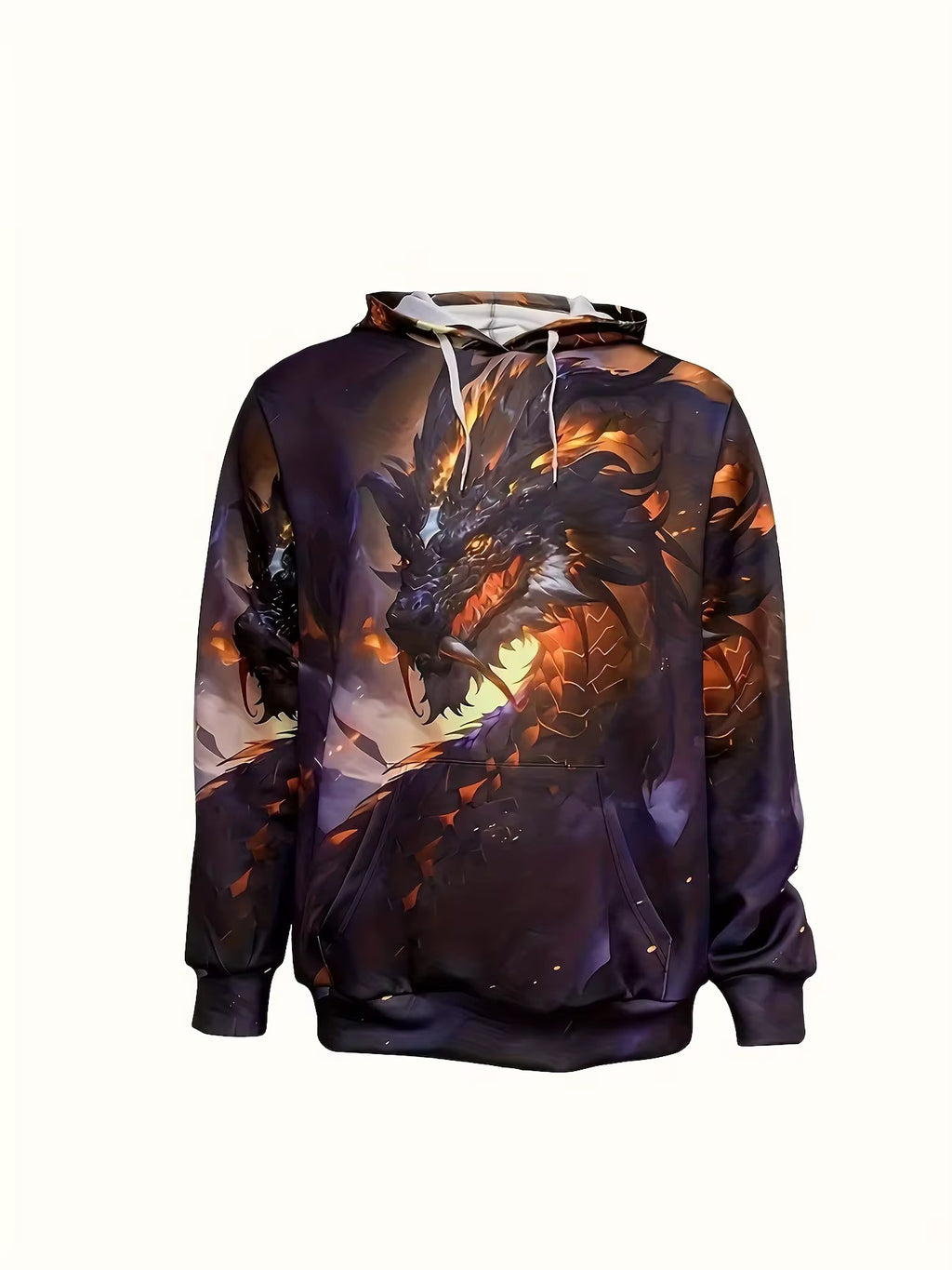 Infernal Dragon Hoodie Front Display