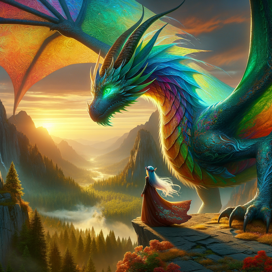 Guardian of the Dragon: Diamond Art Kit (50cm x 50cm)