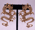 Chinese Dragon Serpent Earrings