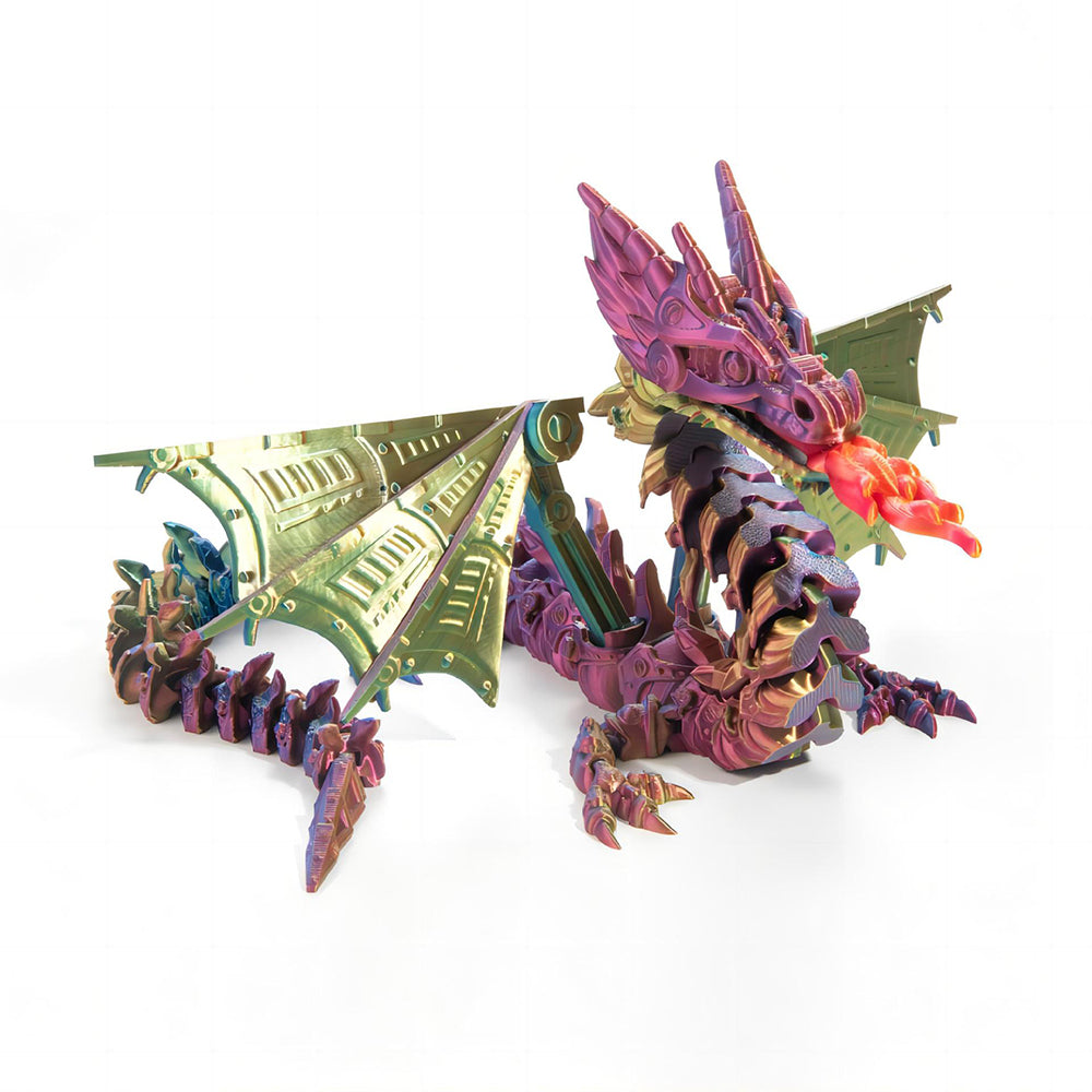 3D Laser Printed Mechanical Spitfire Dragon 27cm
