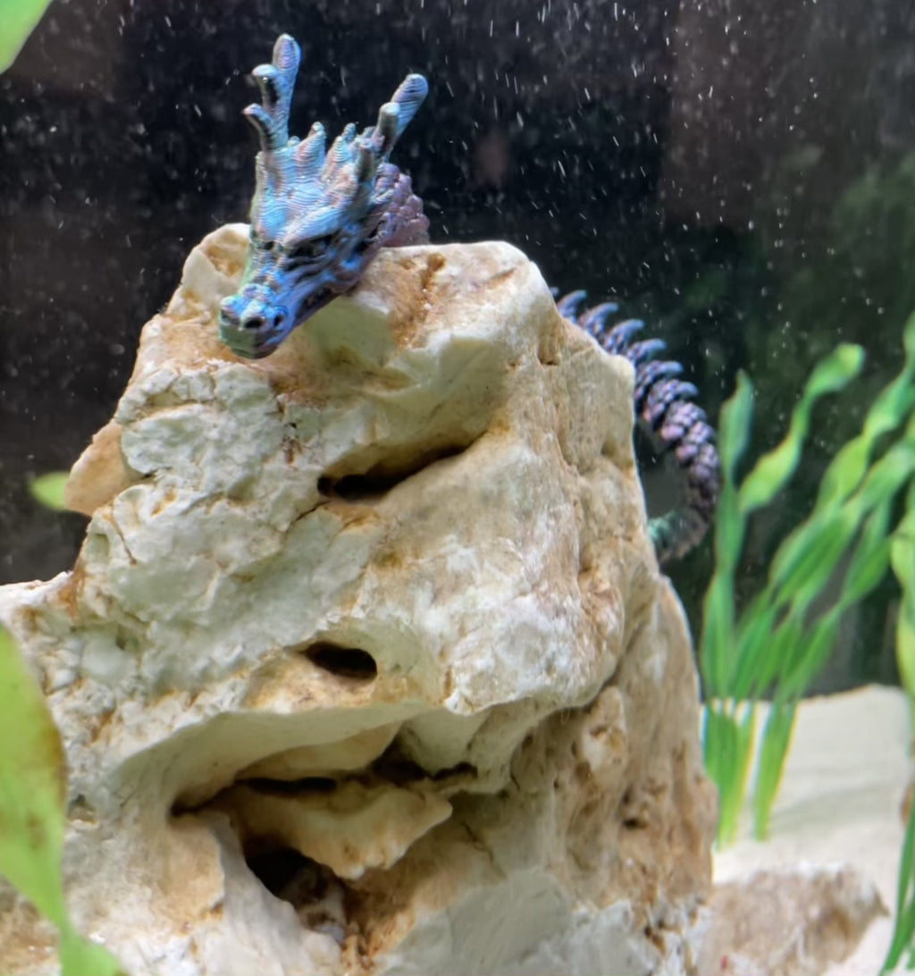 Poseable Chinese Dragon Aquarium Figurines