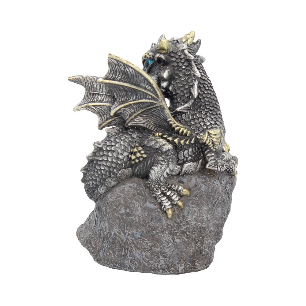 Blue Nest Guardian Dragon Figurine 13cm