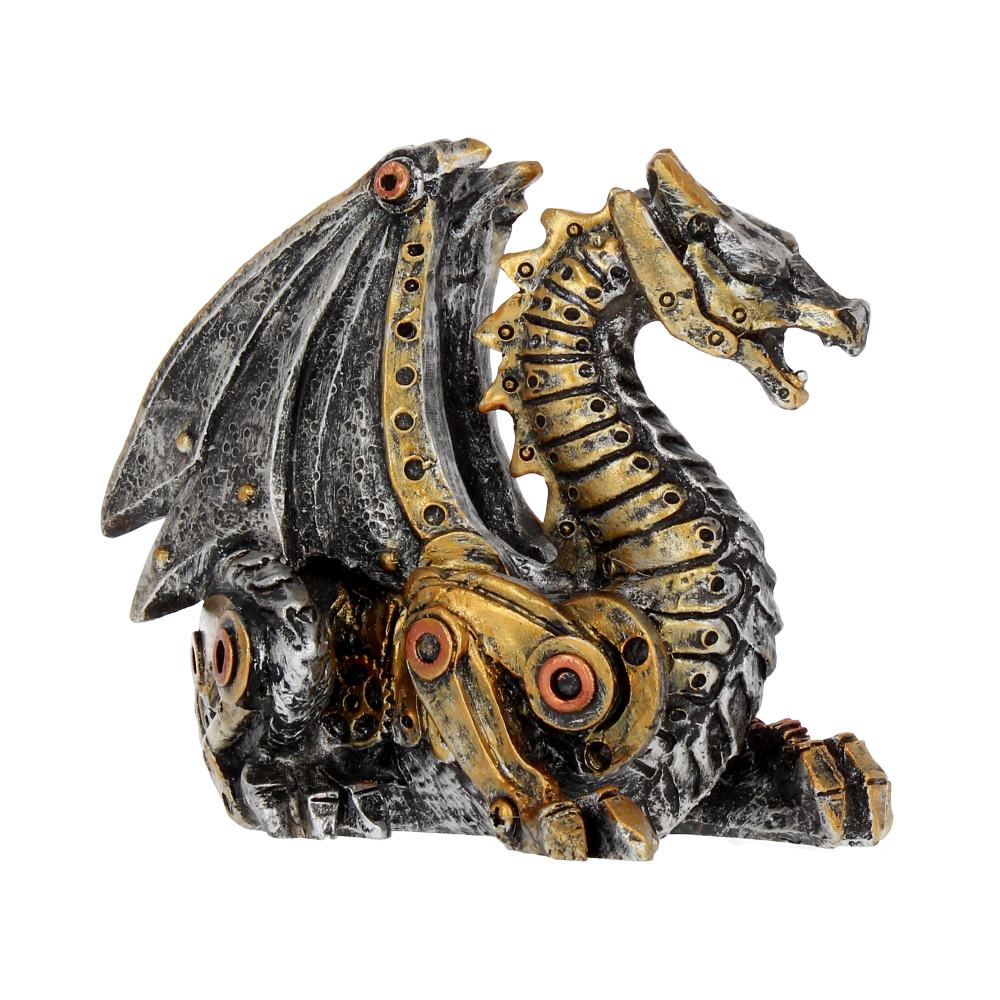 Mechanical Hatchling Steampunk Dragon Figurine