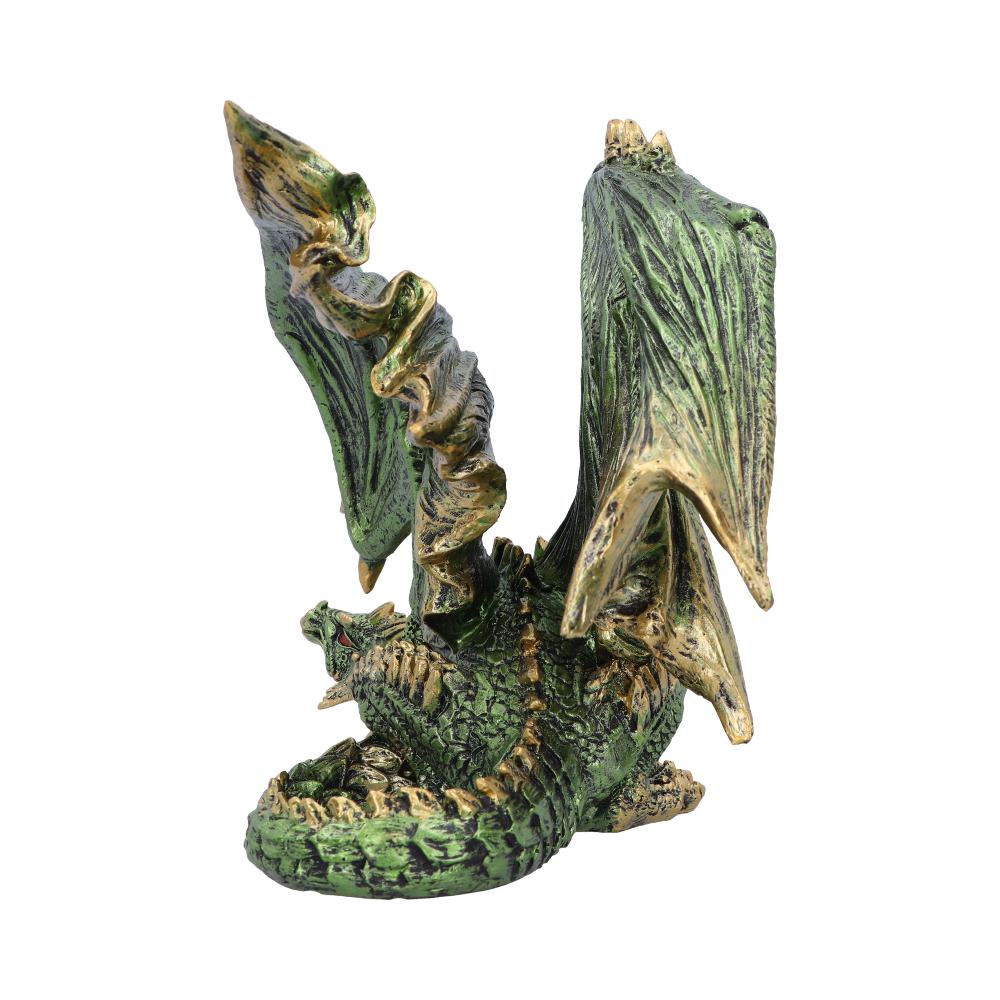Emerald Rest Green Dragon Figurine 25.3cm