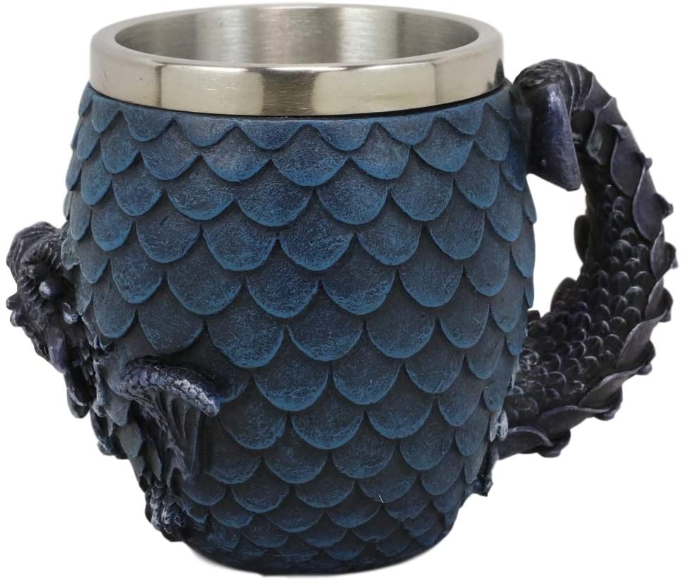 Blue Dragon Hatchling Drinking Mug