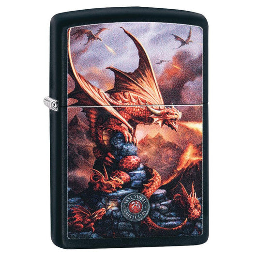 Fire Dragon Zippo Lighter by Anne Stokes