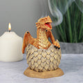 Yellow Hatchling Dragon Incense Burner by Anne Stokes