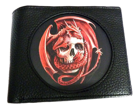 Fire Dragon Skull 3D Lenticular Wallet