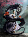 Anne Stokes Dragon Dancer 40cm x 30cm 3D Lenticular Print