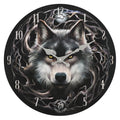Night Forest Wolf Wall Clock by Anne Stokes