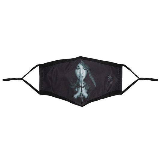 Gothic Prayer PPE Face Mask by Anne Stokes