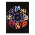 50cm x 70cm Dragons of the Sabbats Canvas Plaque by Anne Stokes