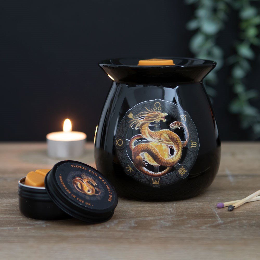 Litha Wax Melt Burner Gift Set by Anne Stokes
