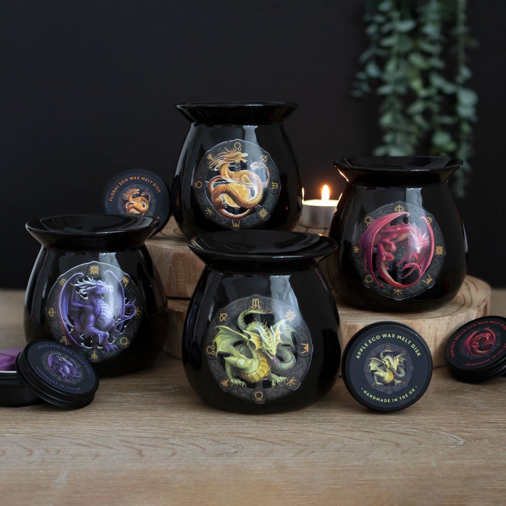 Samhain Wax Melt Burner Gift Set by Anne Stokes
