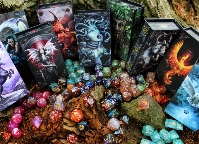 All 9 Dice Sets - Anne Stokes