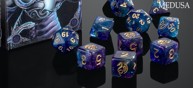 Medusa Dice Set - Anne Stokes
