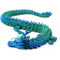 Poseable Chinese Dragon Aquarium Figurines