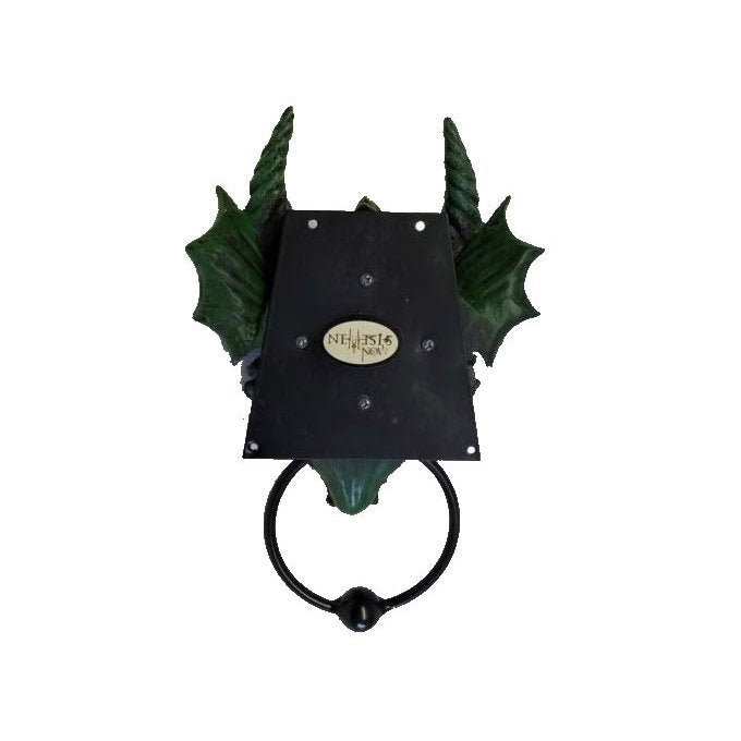 Kryst Gothic Green Dragon Door Knocker