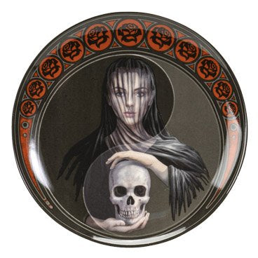 Dance with Death Dessert Plates Set of 4 By Anne Stokes