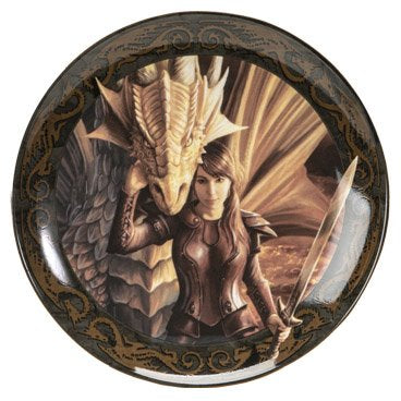 Warrior Maidens Dessert Plates Set of 4 By Anne Stokes