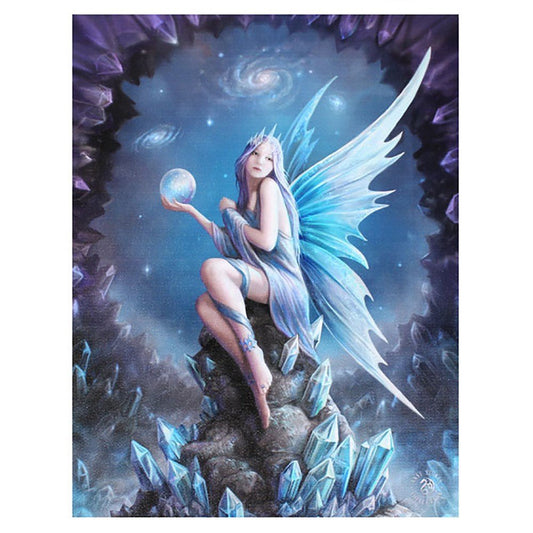Star Gazer Fairy Canvas Plaque by Anne Stokes