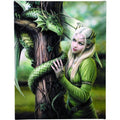 Kindred Spirits Dragon Canvas Plaque by Anne Stokes