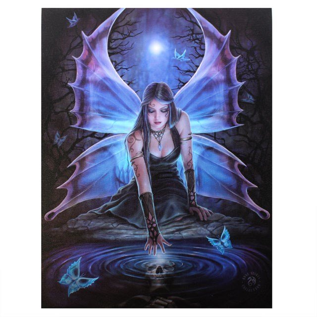 Immortal Flight Fairy Canvas Plaque by Anne Stokes