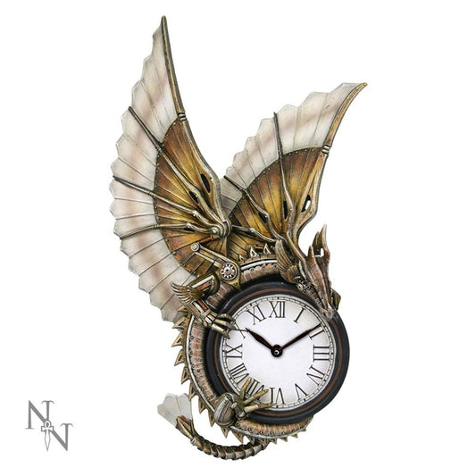 Clockwork Dragon Wall Clock by Anne Stokes