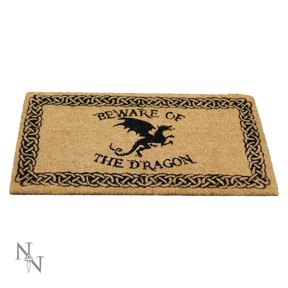 Beware of the Dragon Celtic Knot Doormat