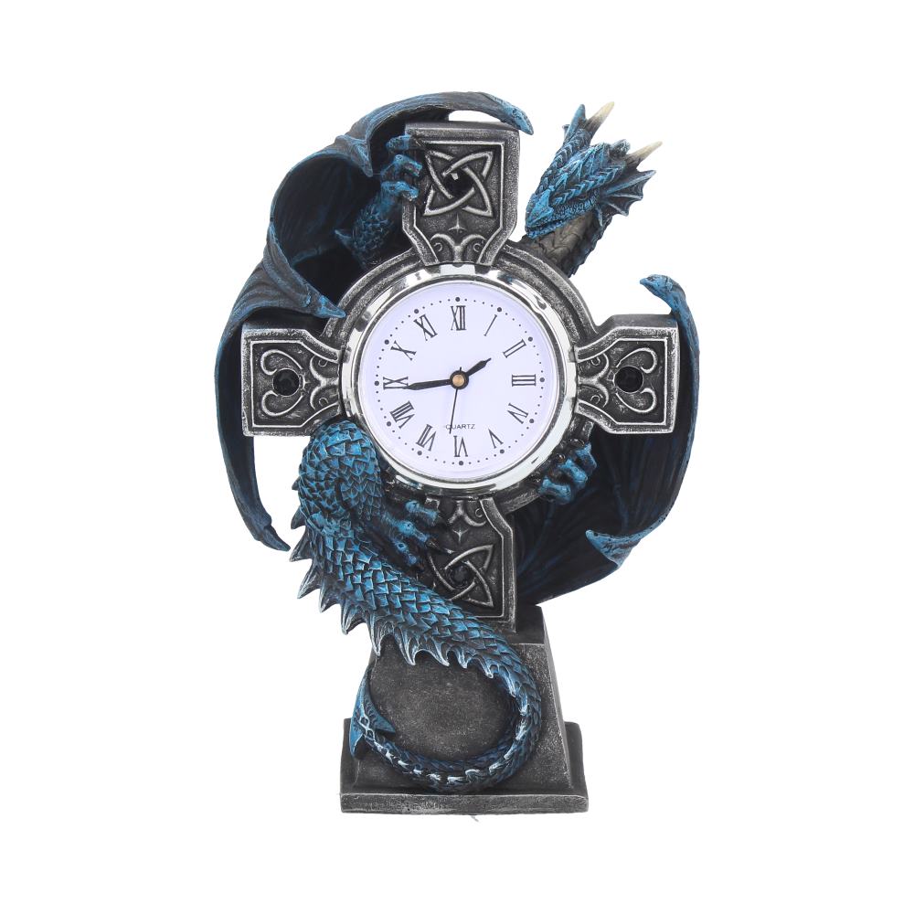 Draco Clock by Anne Stokes 17.8cm