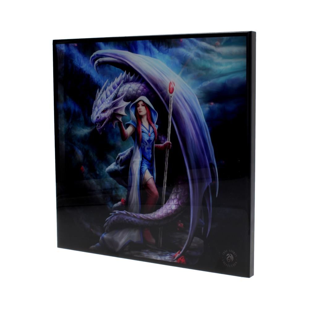 Dragon Mage Small Crystal Clear Picture 25cm