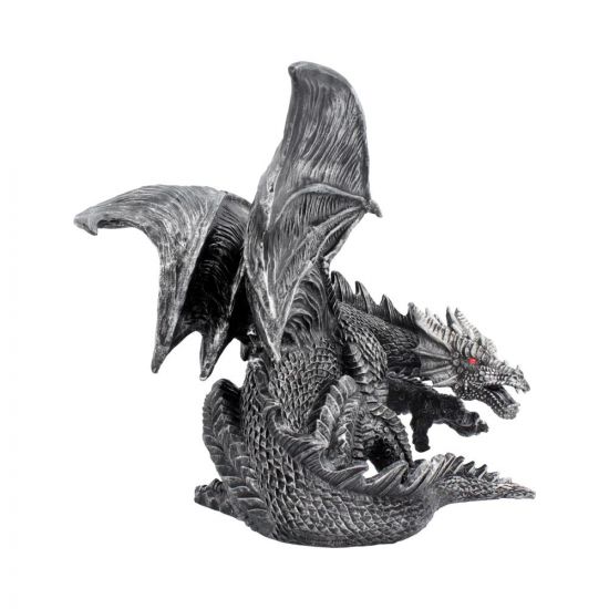 Obsidian Dragon Figurine 25cm