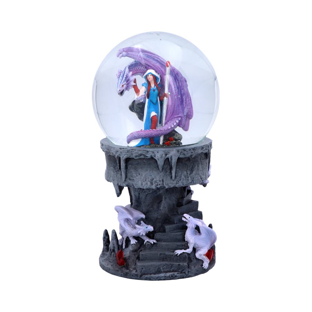 Dragon Mage Snow Globe by Anne Stokes