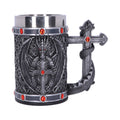 Silver Dragon Obsidian Tankard