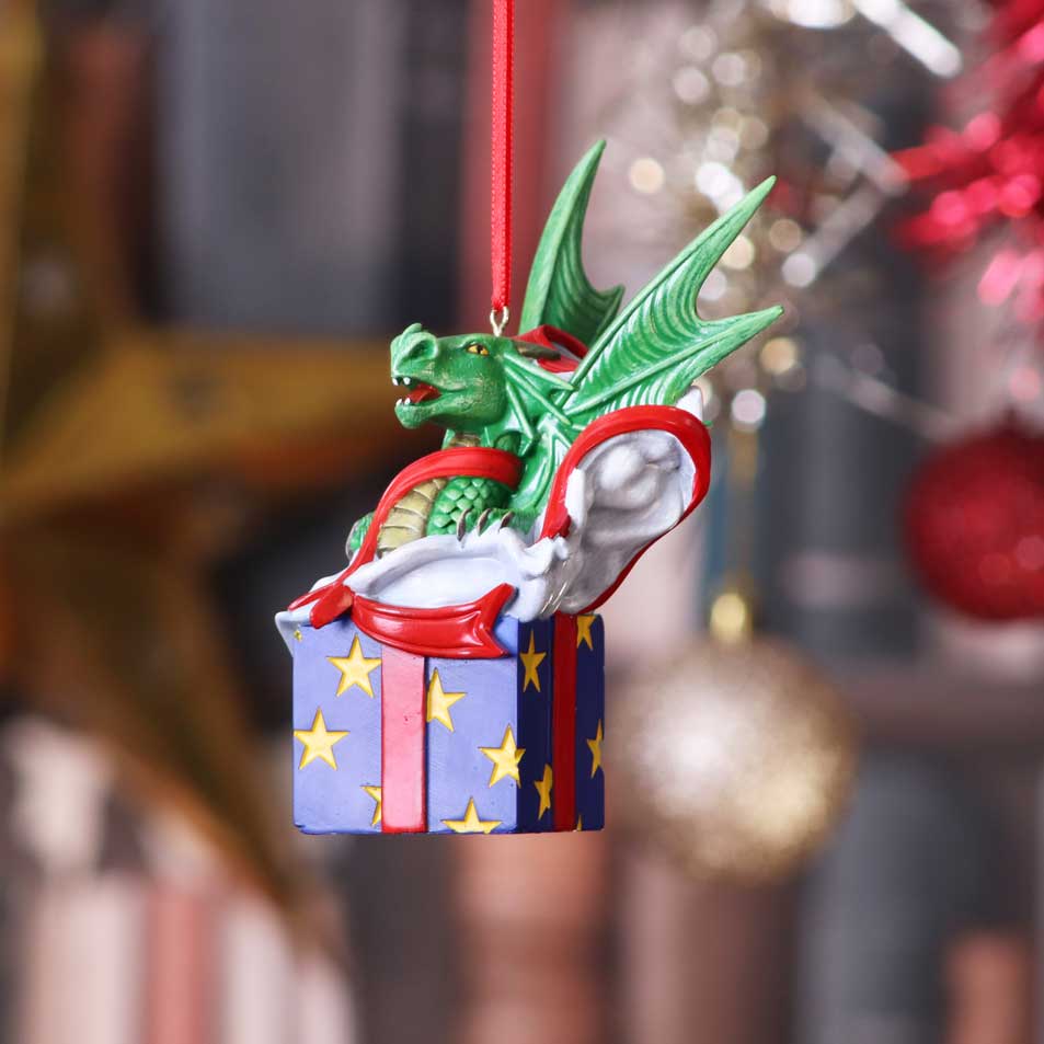 Surprise Gift Hanging Dragon Ornament