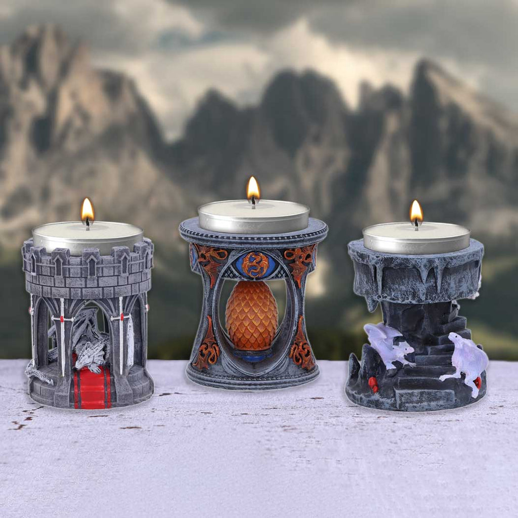 Anne Stokes Dragon Mage Tea Light Holder
