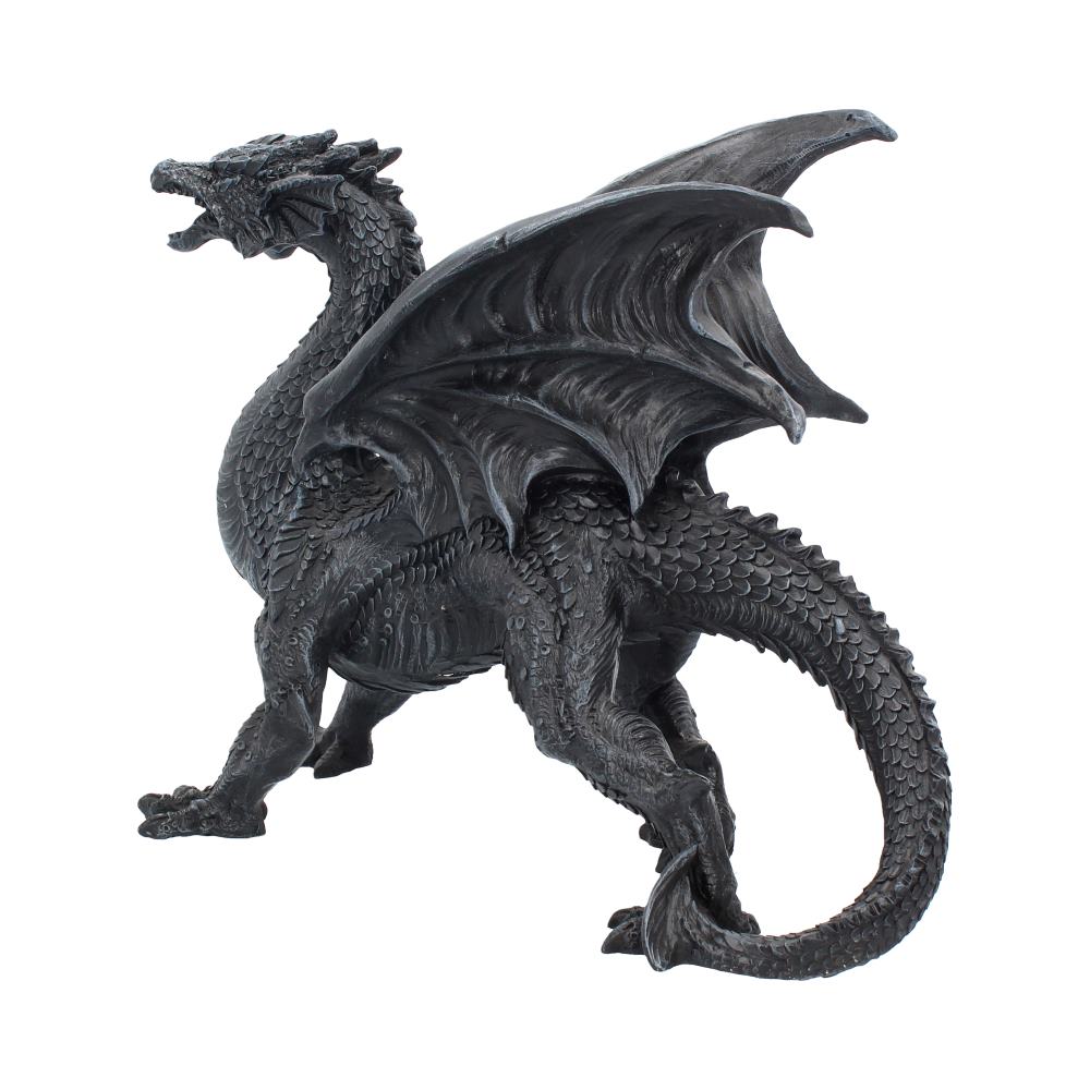 Obsidian Dragon Watcher 31cm