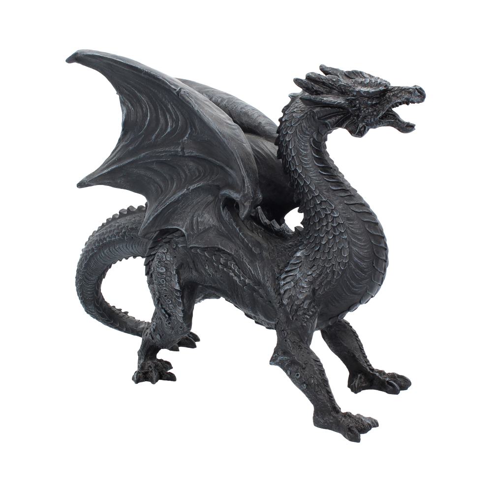 Obsidian Dragon Watcher 31cm