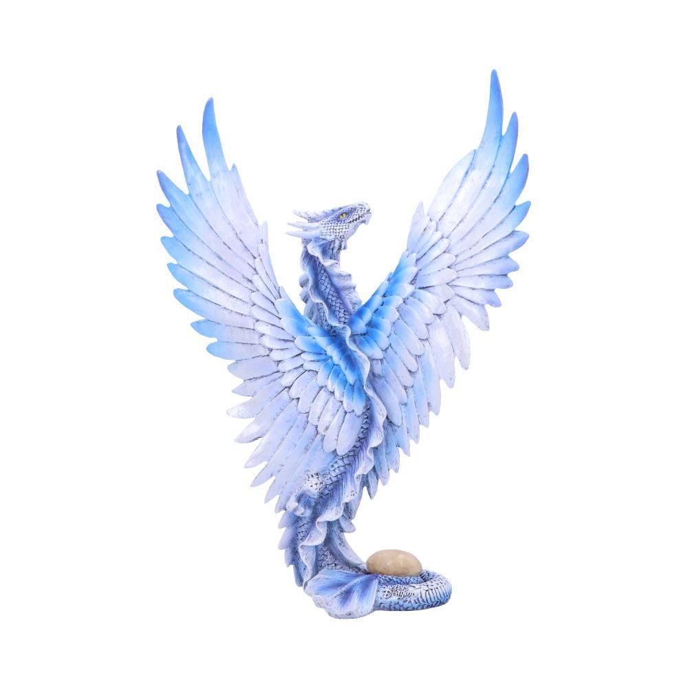 Anne Stokes Silver Dragon Figurine – Adult 31.5cm