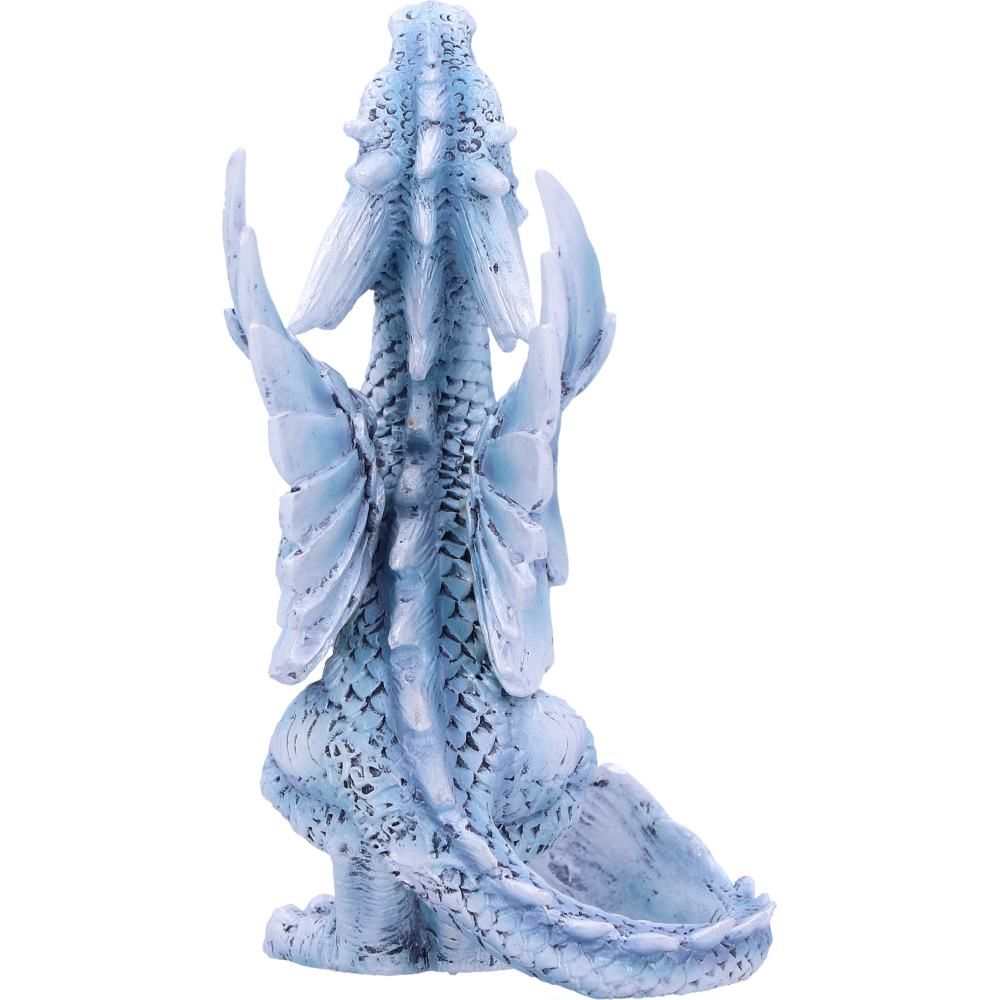 Anne Stokes Silver Dragon Figurine – Small 11.5cm