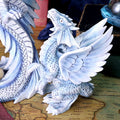 Anne Stokes Silver Dragon Figurine – Small 11.5cm