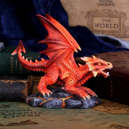 Anne Stokes Fire Dragon Figurine – Small 13cm