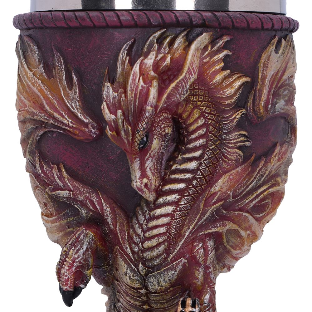 Flame Blade Dragon Goblet by Ruth Thompson