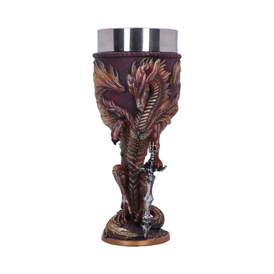 Flame Blade Dragon Goblet by Ruth Thompson
