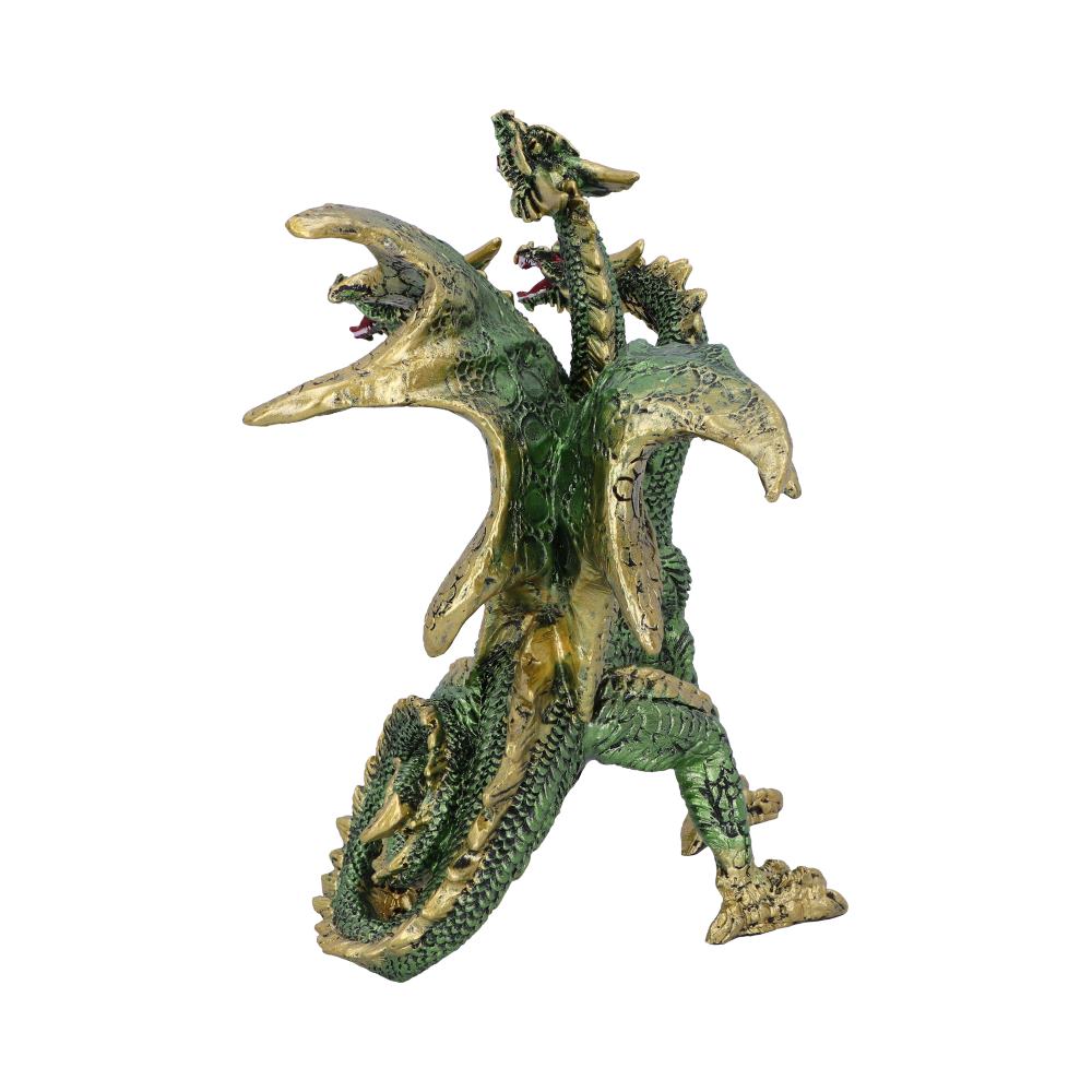 Triple Threat Green Dragon Hydra Figurine